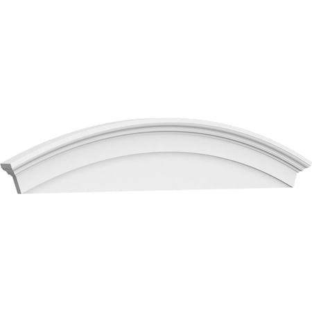 Ekena Millwork Arched Architectural Grade PVC Pediment, 76"W x 14"H x 2-3/4"P PEDP076X140ARD00